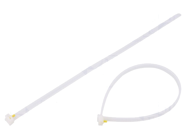 Kabelbinder; L: 337mm; W: 8mm; polyamide; 785N; natuurlijk; UL94V-2 Kabelbinder; L: 337mm; W: 8mm; polyamide; 785N; natuurlijk; UL94V-2